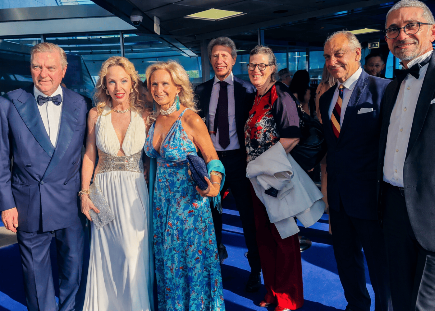 Elegant group at upscale event (1)